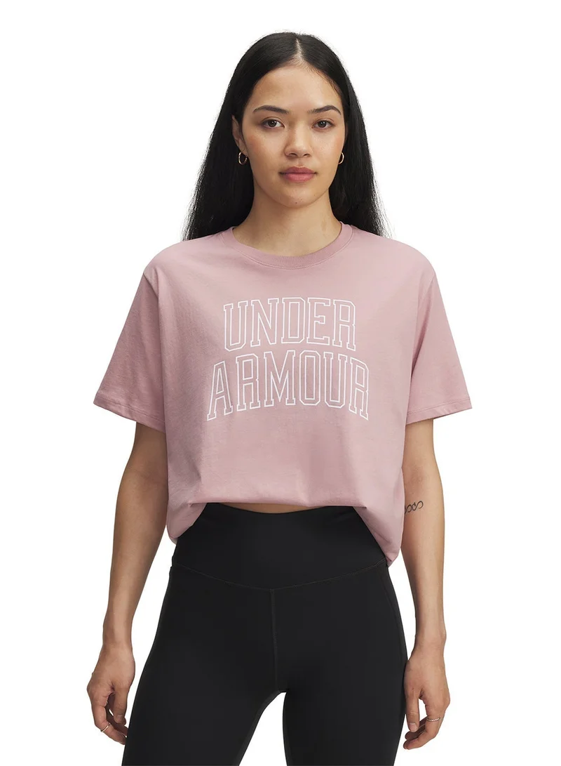 UNDER ARMOUR Rival Oversized Campus T-Shirt